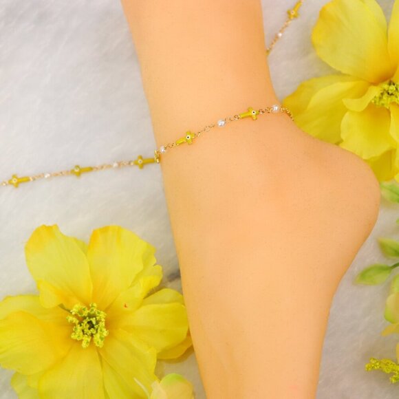 "Minimalist Anklet, Sleek & Modern Design, Women’s Fashion, YC110024-A - Picture 6 of 10